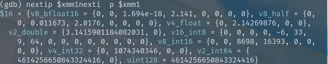 xmm1 register