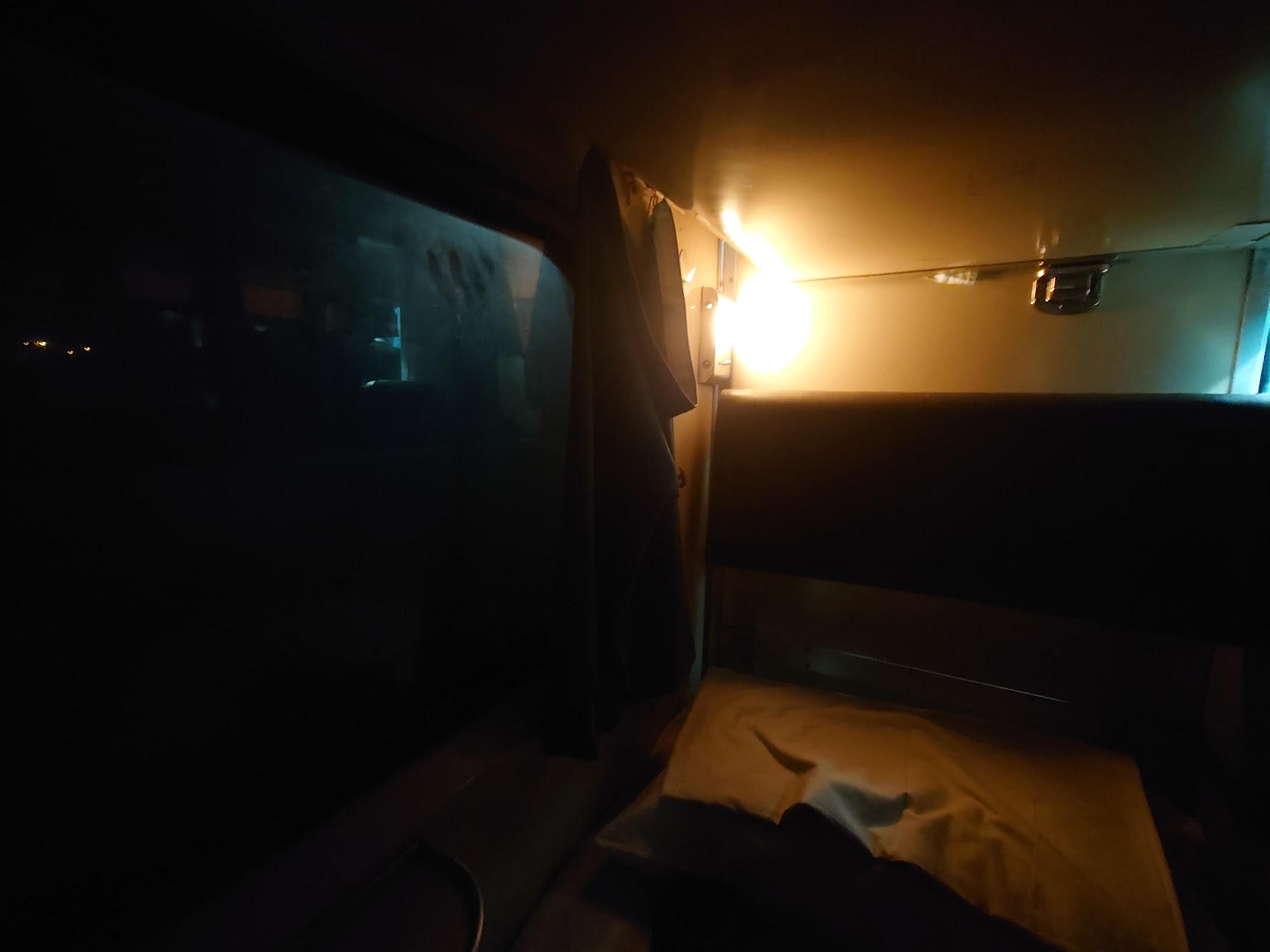 KTMB 2nd class sleeper cabin